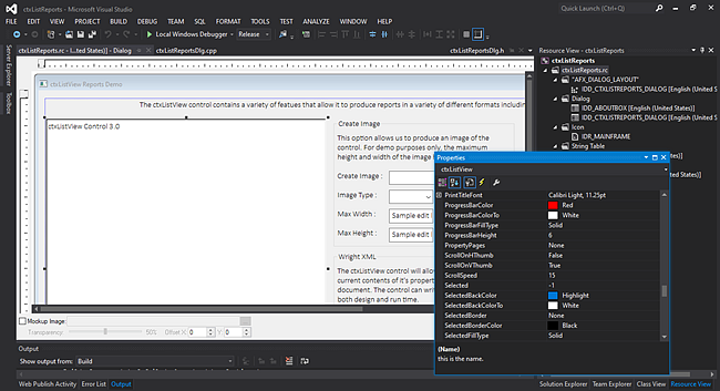 Visual C++ - Studio Controls COM 64 and Solutions Schedule COM 64