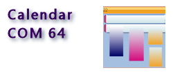 Calendar COM 64 - One Control Three Views - Month View, Multi Column Day View, Week View - by DBI Technologies Inc.