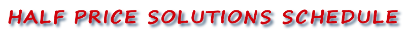 Half Price - Solutions Schedule COM 64 + Solutions Schedule .NET Enterprise