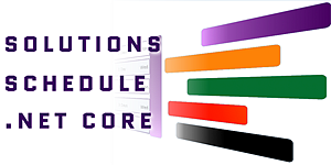 Solutions Schedule .NET Core - Enterprise, Corporate, Standard -Enterprpise Resource Alloication