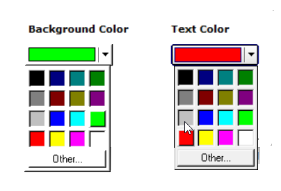 ctCButton - 32-bit Enhanced Drop Down Colour Button ActiveX  Control - by DBI Technologies Inc. - found in Studio Controls COM