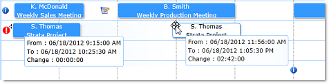 Solutions Schedule for WPF Drag and Drop Resource Management
